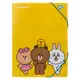 Папка на резинке A4 YES Line Friends 492098