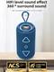 Колонка портативная Bluetooth T&G TG656 blue синяя