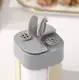 Банка для специй 4 отделения 5900 8,5х6,5х6,5 см серая