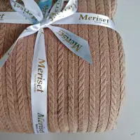 Покрывало Пике КОСИЧКА Капучино MERISET - 200х230