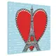Картина на холсте Love in Paris 50х50 см (H5050_LV049)