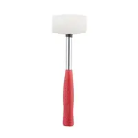 Киянка резиновая 40 мм 225 г.,белая резина,металлическая ручка INTERTOOL HT-0234