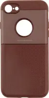 Чехол-накладка Ipaky Shield Series/Elegant Grid Design TPU Hybrid Case Apple iPhone 7/8 Brown