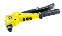 Пістолет для заклепок MASTERTOOL ПРОФІ, 280 мм, поворотний, CrMo. Black and Yellow (21-0702)