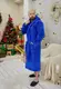 Халат Мужской махровый с капюшоном теплый (S-5XL) 1024 Електрик 5XL