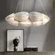 Люстра светодиодная подвесная LED светильник для квартиры на потолок лэд 26402 Бронза 30-140х80х80 см.