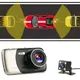Автомобильный видеорегистратор UKC CSZ-Z14A WDR Full HD 1080P 2 камеры Black/Gold (5526)