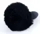 Анальная пробка ( размер S ) с хвостом Boss Series - Silicon PLUG Bunny Tail Black