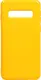 Чехол-накладка TOTO Mirror TPU 2mm Case Samsung Galaxy S10 Yellow