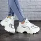 Женские кроссовки Fashion Mateo 2061 41 размер 25 см Белый