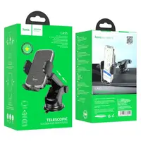 Тримач HOCO Polaris push-type telescopic suction cup car holder CA95