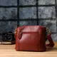 Женская кожаная сумка с тремя секциями Vintage 22981 Красный