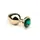 Анальная пробка,Gold Emerald L