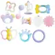 Набор погремушек Baby Toys, 10 штук, в колбе. Multicolor (112150)