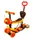 Самокат Scooter "Пчёлка" 5in1. Orange (многофункциональный, светящиеся колёса) 1505192968