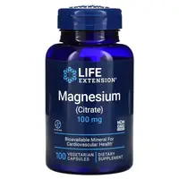 Витамины и минералы Life Extension Magnesium Citrate 100 mg, 100 вегакапсул