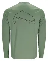 Реглан Simms Tech Tee Artist Series Trout Outline/Field XXL (13533-2037-60 / 2241220)