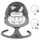 Укачивающий центр 2в1 детский Kidwell LUXI Dark Melange / Качалка шезлонг для новорожденных