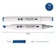 Маркер спиртовой Santi Professional SA-70 390885 королевский синий