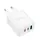 Адаптер сетевой HOCO Pure power three-port C126A |1USB/2Type-C, 40W/3A, PD/QC|