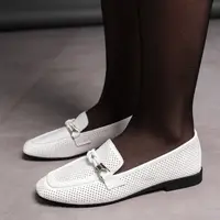 Лофери жіночі Fashion Dolly 3582 37 розмір 24 см Білий