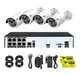 Комплект видеонаблюдения Hiseeu 4ch POE KIT-4HB612 2Mp-1080P