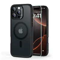 Чохол і скло ESR для iPhone 16 Pro Max - Classic Hybrid Halolock MagSafe, Frosted Black (4894240243565)