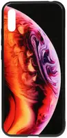 Чехол-накладка TOTO Print Glass Space Case Huawei Y6 2019 Amethyst