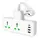 Удлинитель HOCO Voyage 2-position expansion socket AC11A |3USB/Type-C, 10A|