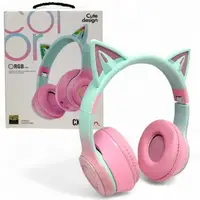 Наушники накладные "Cute Cat" розовый