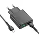 Адаптер сетевой HOCO Type-C to Lightning Delgado dual port charger N38 |1USB/1Type-C, 20W/3A, PD/QC|