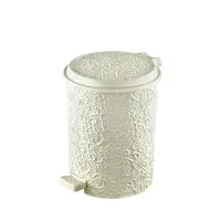 Ведро для мусора Elif Plastik U-326 17 л белое