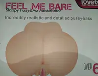 (ИСПОРЧЕН ВНЕШНИЙ ВИД УПАКОВКИ) Мастурбатор вагина и анус Feel Me Bare Slappy Pussy and Ass Masturbator