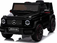 Детский электромобиль MERCEDES G63 12V черный с пультом управления Diego