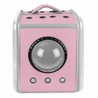 Рюкзак - переноска для котів та собак 39х30х34 CosmoPet CP-28 Pink