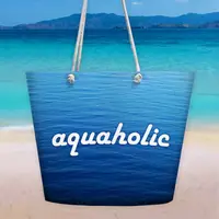 Сумка пляжна Malibu Aquaholic 50х36х15 см (MAL_20J048)