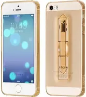 Чехол-накладка HOCO TPU cover Finger holder iPhone 5/5s/SE White