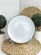 Тарелка обеденная Intrendo Gasto Golden rim white IN0026ANT 26.5 см белая