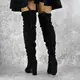 Женские ботфорты Fashion Sylvia 1281 40 размер 26 см Черный