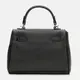 Женская кожаная сумка Borsa Leather K1608bl-black