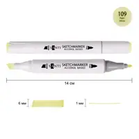 Маркер спиртовий Santi Professional SA-109 390892 світло-пісочний