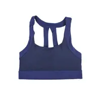 Жіночий топ для фітнесу Lesko Y-001 Dark Blue L йоги спортзалу спортивний