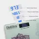 Напольные весы Bathlux супероточные из стекла до 180 кг с точностью до 100 г дизайн Classical purple