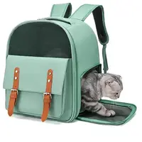 Рюкзак-переноска для котів та собак 40x33x23 CosmoPet CP-51 Green
