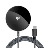 Зарядка Qi2 ACEFAST desktop magnetic wireless charger with cable E24 |5-15W, 1.2m|