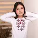 Вышиванка-лонгслив Moderika Зоряна с красной вышивкой 158