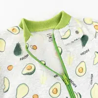 Чоловічок на блискавці футер Avocado