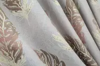 Шторы (2шт.1,5х2,7м.) из ткани лён. Цвет какао. Код 1018ш 30-835