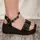 Женские босоножки Fashion Jabba 2945 40 размер 25 см Черный