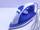Утюг с металлокерамическим основанием Domotec DT1127 400 ml White-Blue